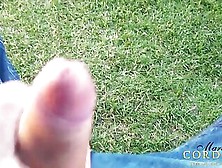 Huge Trans Cock Outdoors In The Breeze