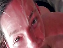 Milf Gets A Huge Facial