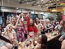 Another Alluring Party With Charming Hoes At Warehouse X