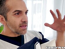 Petite cougar Christina Sage receives nice pussy thrusting from stepson