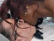 Ebony MILF bride Ana Foxxx takes a last throbbing white dick before wedding