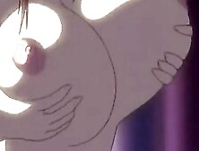 Big Tits Anime MILF Getting Fucked by a Huge Dick and Creampied in the Bathroom