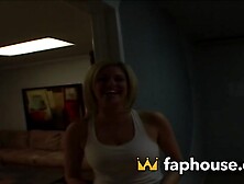 Desperate Blonde Babe Can't Wait to Get That