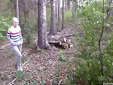 Dirty Blowjob And Facial In Woods