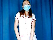 Nurse Milf In Gloves Gives Pov Blowjob And Spits Cum In Covid Mask