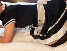 Sissy In Maid's Uniform Is Fucked In The Hotel Room