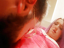 Licking tight Wet Pussy & I Get Huge Facial On My Mouth & Lingerie cumshot