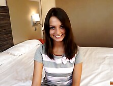 Cute Teen With Nice Tits And Face. Anal And Facial