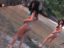 Fucking Two Hot Brazilian Skinny Girls!