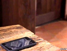 Large ramrod banker ties up hawt black teen and screws her ebony butt