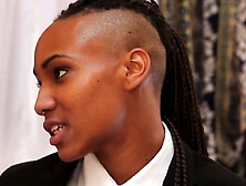 Nyrobi and Ela: After Wedding Thong-on and Juicy Lesbo Orgasms