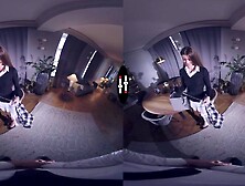 Excited chick Olivia Sparkle gets drilled by stepmom's recent spouse - DarkRoomVR