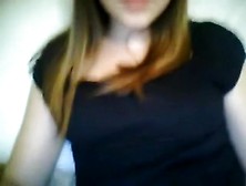 Cybersex with the gf.  she fucked herself with a pencil.