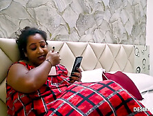 Officer has his way with busty Desi housewife after a long day at DesiBang