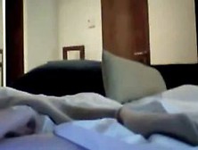 Jerking off to hotel maid