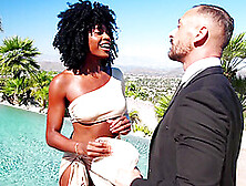 Naughty Ebony Nicole Kitt Loves Teasing And Having Outdoors Sex