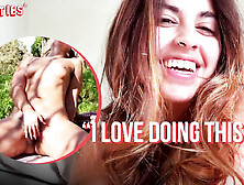 Ersties - Cute Babe Cherry B Masturbates Outdoors on Her Farm in Italy