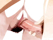 First Time Lesbian Steam Room Fun - Hairy Pussy Fingering & Creampie - Anime Hentai (Eng Sub)