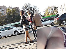 Steal a look up striped mini costume