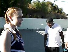 Redhead Cheerleader Arietta Adams Bangs Da Black Ball Playaz