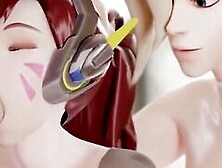 【Mmd R-Eighteen Sex Dance】Intense Yummy Head Deep Throat Rough Sex 激しいセックス [Mmd]