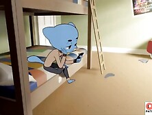 GUMBALL MOM RECORD A SPECIAL SEX TAPE ???? FURRY ASIAN CARTOON ANIMATION 60FPS