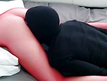 Femdom Pussy Licking And Ass Worship Slave! Mistress In Fishnet Pantyhose!! With Verified Amateurs