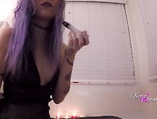 MEMBERS SOLELY washroom show! Tiny alt spinner teasing
