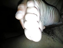 Bbw Latina Weird Foot Job.