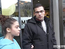 Amateur Ebony Chick Was Talked To Fuck For Cash With Stranger