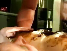 Scat fucking with mature couple