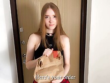 The Fine Courier Whore Apologized for the Long Delivery