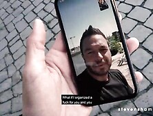 Turned On Julia Exclusiv makes her vagina sweat during an outside