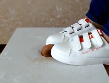 Chinese goddess cock trample bootjobs