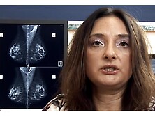 Black-hair MILF's mammogram