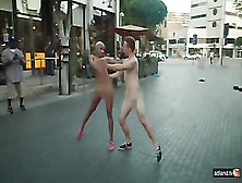 Naked Dancing In Public.