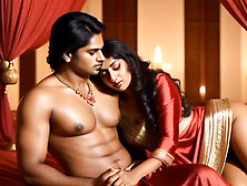 Beautiful Indian girl with big boy