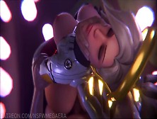 Overwatch Mercy Getting A Sensational Pounding