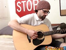 Dick Swinging like a Pendulum Micky Waters Juggles Massive Balls