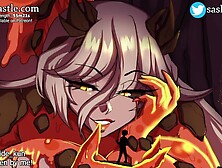 [SFW ASMR] Giantess Lava Slimegirl Warms You Up [F4M] [Roleplay]