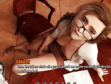 Big boobs photo hunt in this adult visual novel game