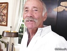 Old lady massage and teen by Going South Of The Border