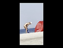 Voyeur - MILF caught at baltic beach