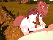 (Self Perspective) Encounter With Holo In The Slutty,  She Swallows Your Rod Cartoon Spice And Wolf