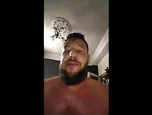 Sweaty Russian Bear Growls When He Cums In A Guy