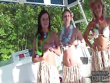 House Boat Babes Flash Those Amazing Bodies