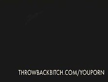 GRAY HAIR BLACK GRANNY WITH FAT ASS CHOKE ON DICK