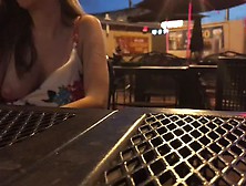 Public exposure - Drunk on a Bar Patio 2