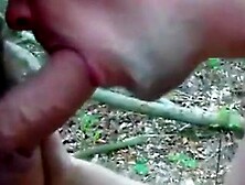 Masturbating In The Woods