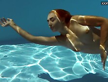 Sofie Otis In Small Tits Blonde Babe Swimming